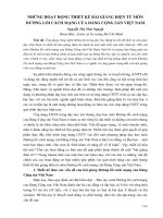 NHỮNG HOẠT ĐỘNG THIẾT kế bài GIẢNG điện tử môn ĐƯỜNG lối CÁCH MẠNG của ĐẢNG CỘNG sản VIỆT NAM (tt) 