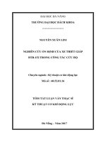 Nghiên cứu   ổn định của xe Thiết giáp BTR152 trong công tác cứu hộ