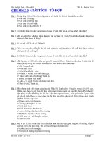 Bài tập xác suất thống kê