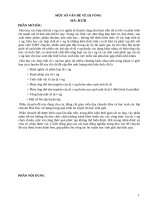 ÔN THI HS GIỎI 12 MỘT SỐ VẤN ĐỀ VỀ DỊ VÒNG