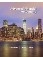 GIáo trình Advanced financial accounting 10th by christensen cottrell