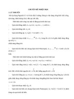 ÔN THI HS GIỎI LÝ 12 CHUYÊN ĐỀ NHIỆT HỌC