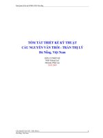 Báo cáo tóm tắt thiết kế cầu Trần Thị Lý