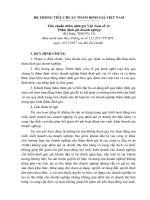 Hệ Thống Tiêu Chuẩn Thẩm Định Giá Việt Nam