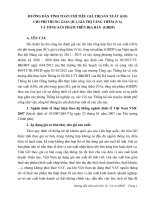 Hướng Dẫn Tính Toán Chỉ Tiêu Giá Trị Sản Xuất (GO) Chi Phí Trung Gian (IC), Giá Trị Tăng Thêm (VA) Và Tổng Sản Phẩm Trên Địa Bàn  (GRDP)