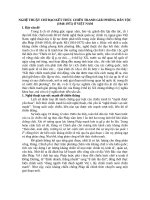 NGHỆ THUẬT CHỈ ĐẠO KẾT THÚC CHIẾN TRANH GIẢI PHÓNG DÂN TỘC (19461975) Ở VIỆT NAM