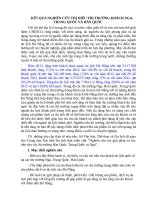 Kết Quả Nghiên Cứu Thị Hiếu Thị Trường Khách Nga, Trung Quốc Và Hàn Quốc