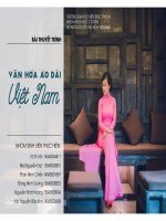 văn hóa áo dài việt nam