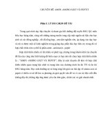 CHUYÊN ĐỀ ÔN THI HS GIỎI HÓA 12 AMIN AMINO AXIT VÀ PEPTIT