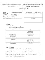 De 2. Tiếng anh chuyên ngành