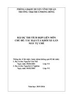 Cấu trúc bài viết dự thi Cuộc thi Vận dụng kiến thức liên môn để giải quyết các tình huống thực tiễn dành cho học sinh trung học