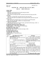 Giáo án tin học lớp 11 ( Chuẩn không cần chỉnh)