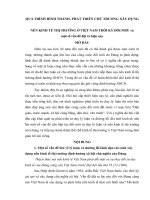 TIỂU LUẬN KINH tế CHÍNH TRỊ   QUÁ TRÌNH HÌNH THÀNH PHÁT TRIỂN CHỦ TRƯƠNG xây dựn nền KINH tế THỊ TRƯỜNG ờ VIỆT NAM THỜI kỳ đổi mới và một số vấn đề đặt RA HIỆN NAY