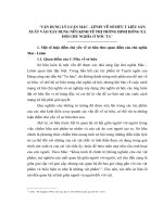 TIỂU LUẬN KINH tế CHÍNH TRỊ   vận DỤNG lý LUẬN mác   lê NIN về sở hữu tư LIỆU sản XUẤT vào xây DỰNG nền KINH tế THỊ TRƯỜNG ĐỊNH HƯỚNG xã hội CHỦ NGHĨA ở nước TA