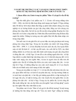 TIỂU LUẬN KINH tế CHÍNH TRỊ   vấn đề THỊ TRƯỜNG và sự vận DỤNG TRONG PHÁT TRIỂN KINH tế THỊ TRƯỜNG ĐỊNH HƯỚNG xã hội CHỦ NGHĨA ở nước TA HIỆN NAY