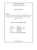 Đánh giá thực trạng và đề xuất giải pháp bảo vệ môi trường tại công ty cổ phần chế biến trúc, tre xuất khẩu cao bằng 