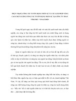 THỰC TRẠNG CÔNG tác TUYỂN DỤNG NHÂN sự và các GIẢI PHẤP NÂNG CAO CHẤT LƯỢNG CÔNG tác TUYỂN DỤNG NHÂN sự tại CÔNG TY THAN VĨNH PHÚ   VINACOMIN 