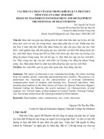 Nguyễn thị thu hà VAI TRÒ của THẦY cô GIÁO TRONG KHÍCH lệ và PHÁT HUY
