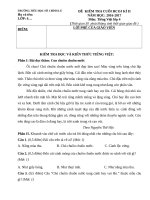 Đề kiểm tra Tiếng việt lớp 4   kì 2