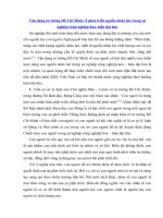 TIỂU LUẬN KINH tế CHÍNH TRỊ   vận dụng tư tưởng hồ chí minh về phát triển nguồn nhân lực trong sự nghiệp công nghiệp hóa