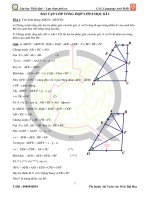bài tập hình học kì 1 lớp 8 nâng cao
