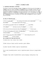 UNIT 1 (TEST) ANH 10 THI DIEM