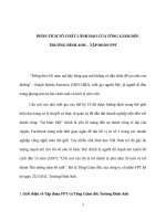 Phân tích tố chất lãnh đạo của tổng giám đốc trương đình anh – tập đoàn FPT 