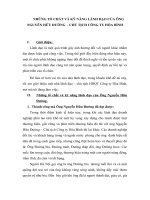 Những tố chất và kỹ năng lãnh đạo của ông nguyễn hữu đường    chủ tịch công ty hòa bình
