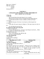 Giao an Tin Hoc 6 2 cot moi nhat