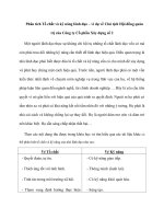 Phân tích tố chất và kỹ năng lãnh đạo – ví dụ về chủ tịch hội đồng quản trị của công ty cổ phần xây dựng số 2