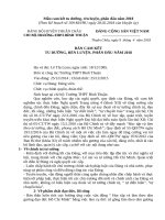 2018 cam kết tu dưỡng phấn đấu rèn luyện