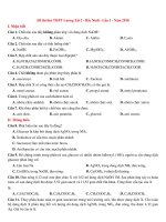 Đề thi thử THPTQG năm 2018 môn hóa học THPT lương tài 2  bắc ninh   lần 1   