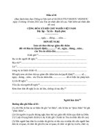 Mẫu đơn đề nghị kháng nghị theo thủ tục giám đốc thẩm