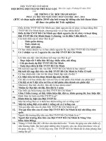 2014 Câu hỏi Kien thuc ve Doi TNTP Ho Chi Minh (tham khảo)
