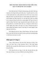 Phân tích thực trạng đánh giá thực hiện công việc và chế độ thù lao lao động 