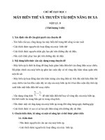 Bo giáo án chu de day hoc ly 9