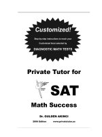 (M) SAT math preparation book (400 pages) by dr gulden akinci  {crouch88} 