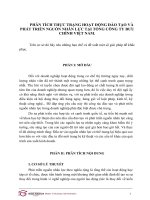 Phân tích thực trạng hoạt động đào tạo và phát triển nguồn nhân lực tại tổng công ty bưu chính việt nam