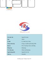 Báo cáo khóa luận tốt nghiệp ngành Marketing  Công ty cổ phần truyền thông VRM