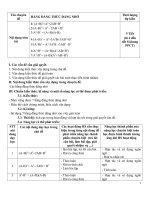 Bộ Giáo án dạy học theo chu de toan 8