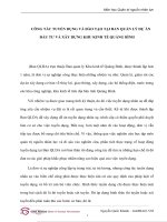 Công tác tuyển dụng và đào tạo tại ban quản lý dự án đầu tư và xây dựng khu kinh tế quảng bình 