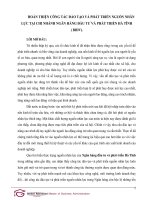 Hoàn thiện công tác đào tạo và phát triển nguồn nhân lực tại chi nhánh ngân hàng đầu tư và phát triển hà tĩnh 