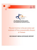 Physical Activity in the prevention and treatment of Non-communicable diseases in Vietnam
