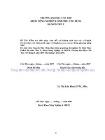 Kiểm tra tính nhạy cảm đối với kháng sinh của các vi khuẩn escherichia coli, salmonellaspp  và staphylococcus aureus bằng phương pháp MIC 