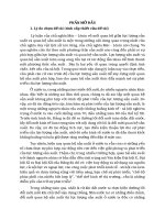 TIỂU LUẬN Lý luận của triết học Mác  Lênin về mối quan hệ giữa lực lượng sản xuất và quan hệ sản xuất với việc vận dụng và xây dựng thành phần kinh tế Nhà nước ở Việt Nam