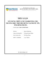 BAI TIEU LUAN MON QUAN TRI MARKETING  so 2