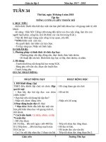Tuần 34 giáo án lớp 4 soạn theo định hướng phát triển năng lực học sinh