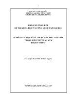 NGHIÊN CỨU MỘT SỐ KỸ THUẬT SINH TEST CASE TỐT TRONG KIỂM THỬ PHẦN MỀM