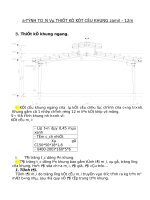 Thuyết minh tính toán nhà ke cau thep