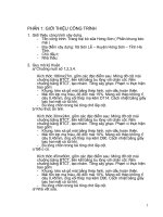 Thuyết minh biện pháp thi công nhà xuong